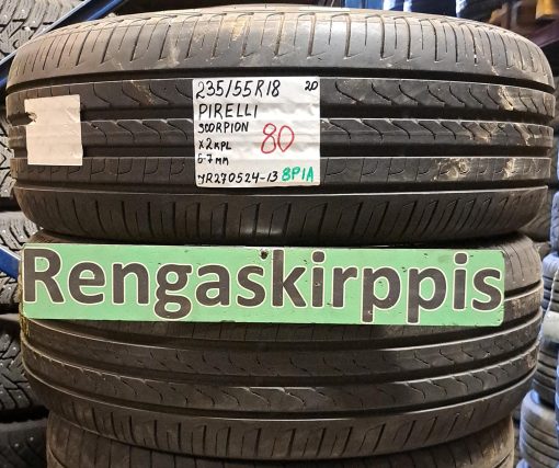 235/55R18 Pirelli Scorpion kesä 6-7mm / 8P1A