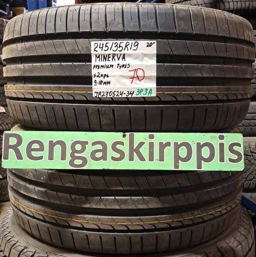 245/35R19 Minerva Premium Tyres kesä 9-10mm / 3P3A