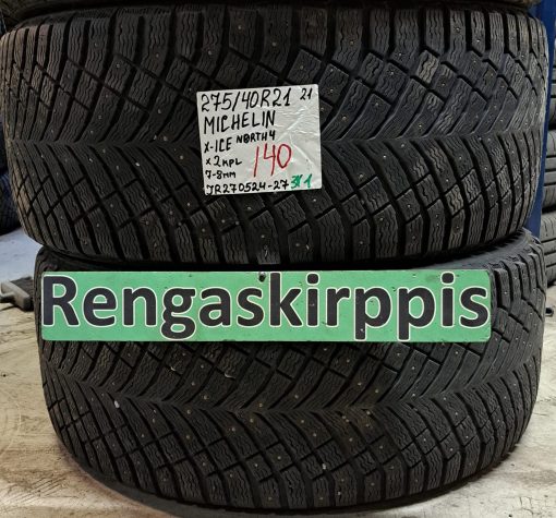 275/40R21 Michelin X-Ice North 4 nasta 7-8mm / 3V1