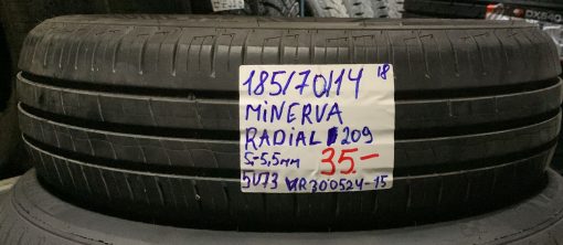 185/70R14 Minerva Radial 209 kesä 5-5,5mm / 5V73