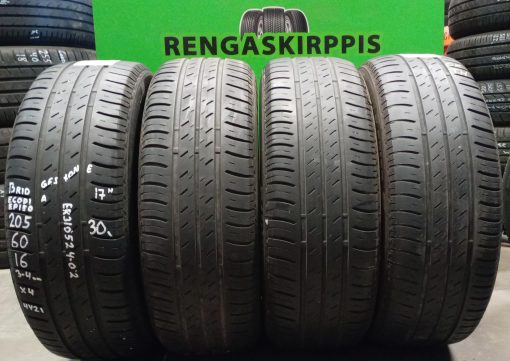 205/60R16 Bridgestone Ecopia EP150 kesä 3-4mm / 4V21