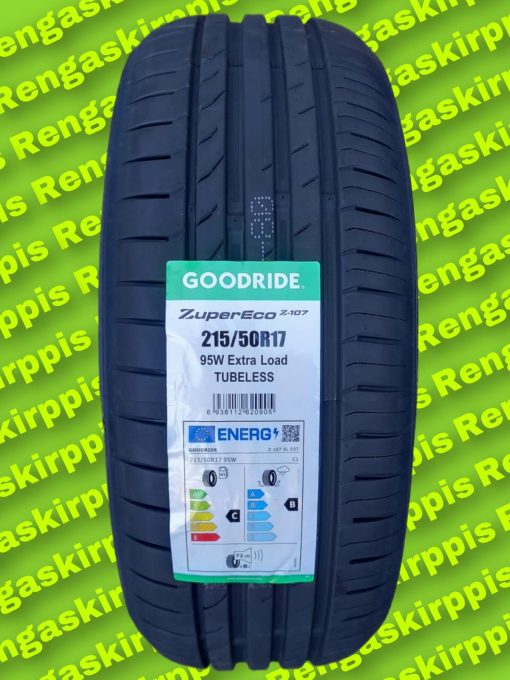 215/50R17 Goodride ZuperEco Z-107 95W C, B 72dB/ kesä