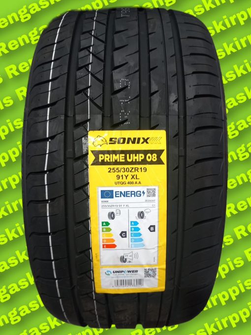255/30R19 Sonix Prime UHP 08 91Y XL C, B 71dB/ kesä