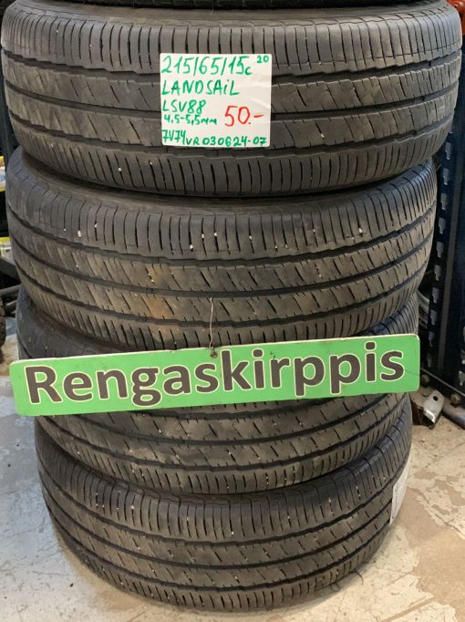 215/65R15C Landsail LSV88 kesä 4,5-5,5mm / 7V74
