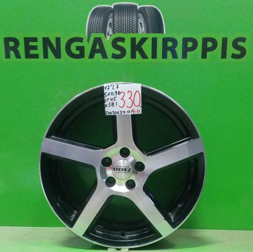 17" 5x98 ET45 K58,1 17"x7 / 4-11