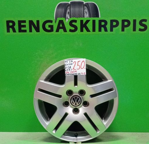 15" 5x100 ET38 K57,1 15"x6 VW Oem / 4-2