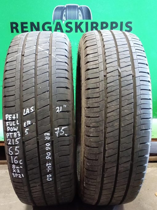 215/65R16C Petlas Full Power PT835 kesä 8mm / 3P21
