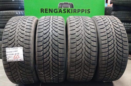 225/50R17 Bridgestone Blizzak LM32 Keski-EU kitka 6-7mm / 5V25
