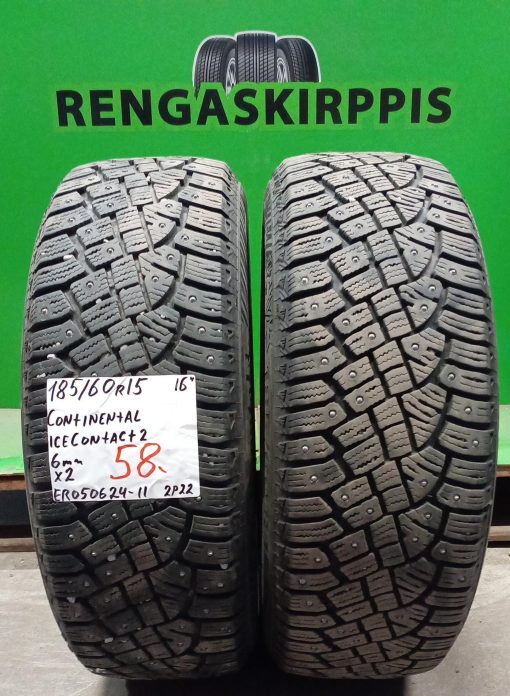 185/60R15 Continental IceContact 2 nasta 6mm / K4
