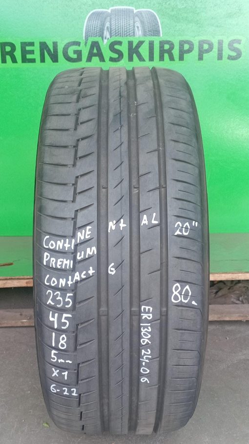 235/45R18 Continental PremiumContact 6 kesä 5mm / 6-22