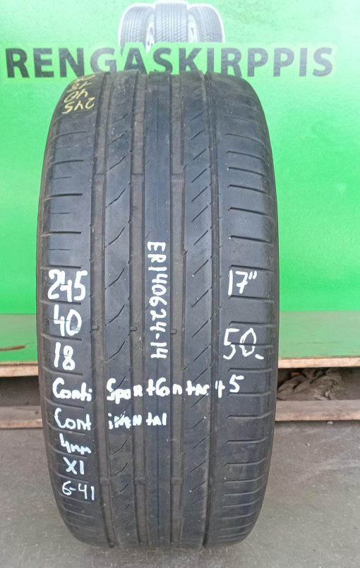 245/40R18 Continental ContiSportContact 5 kesä 4mm / 6-41