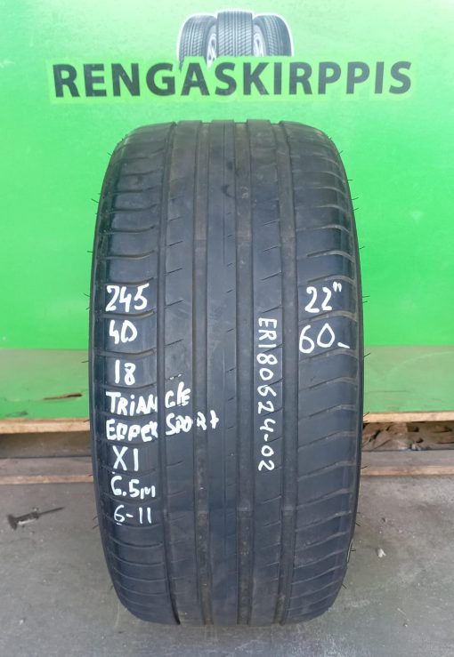 245/40R18 Triangle Effexs Sport kesä 6,5mm / 6-11