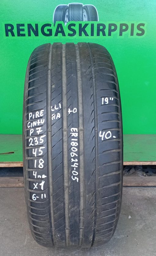 235/45R18 Pirelli Cinturato P7 kesä 4mm / 6-11