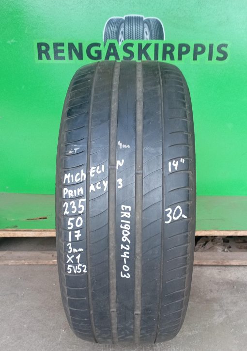 235/50R17 Michelin Primacy 3 kesä 3mm / 5V52