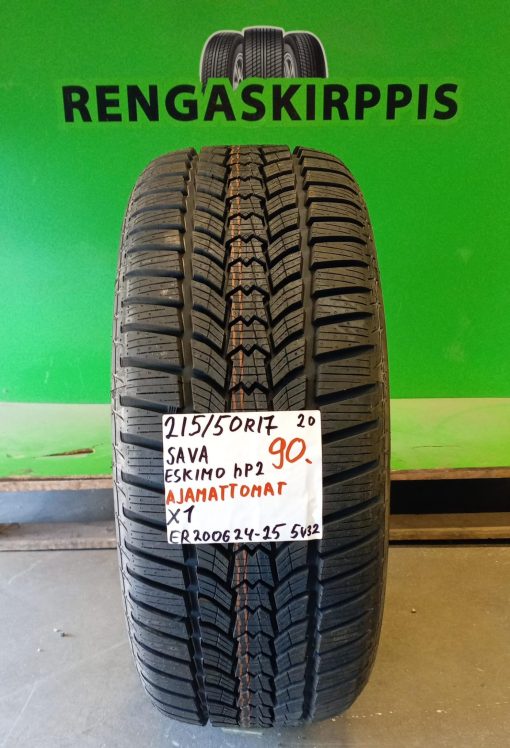 215/50R17 Sava Eskimo HP 2 kitka ajamattomat / 5V32