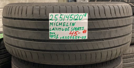 255/45R20 Michelin Latitude Sport 3 kesä 5mm / 4P51