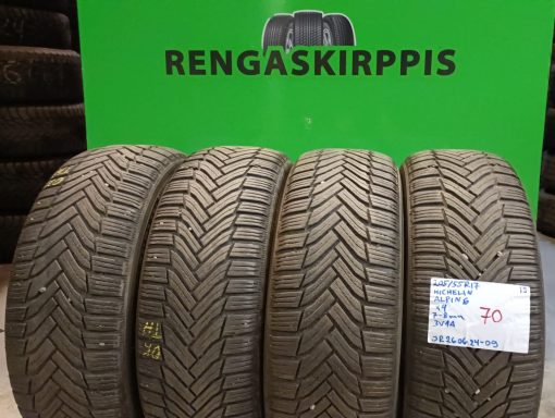 205/55R17 Michelin Alpin 6 kesä 7-8mm / 3V1A