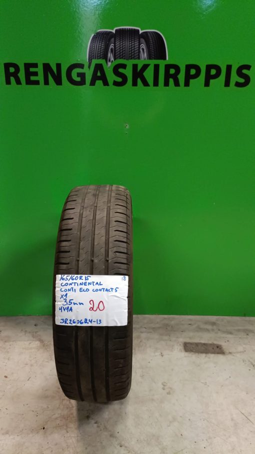 165/60R15 Continental ContiEcoContact 5 kesä 3,5mm / 4V1A