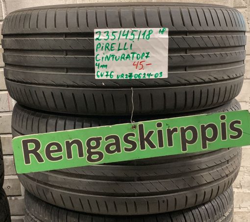 235/45R18 Pirelli Cinturato P7 kesä 4mm / 6V76