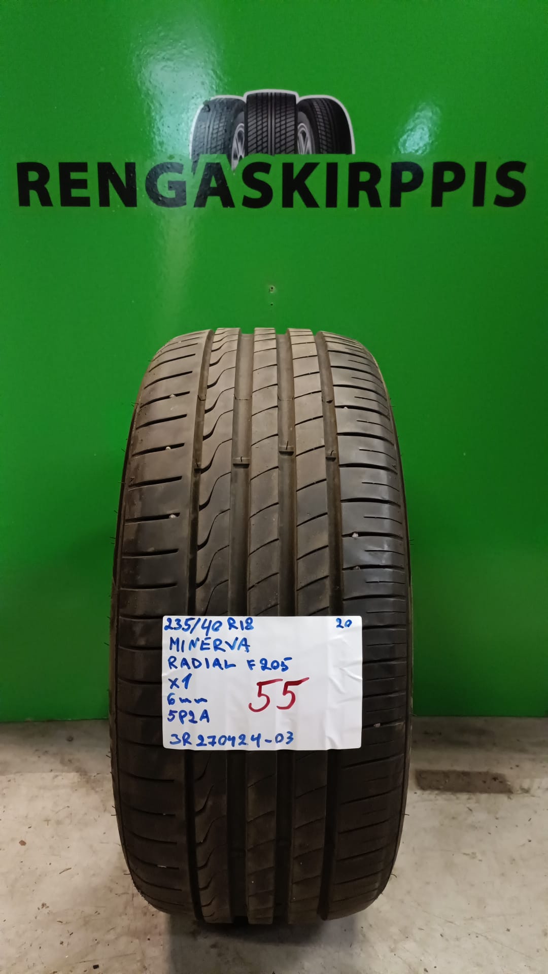 RADIAL F205 215/45ZR17 タイヤ 4本セット 2018年製 MINERVA RADIAL F205 215/45ZR17 4本 №4968上 オンロード 夏