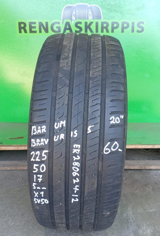 225/50R17 Barum Bravuris 5 kesä 5mm / 5V50