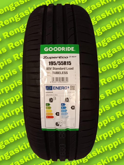 195/55R15 Goodride ZuperEco Z-107 85V D, B 71dB/ kesä