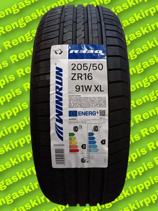 205/50R16 Winrun R330 91W XL D, C 70dB/ kesä