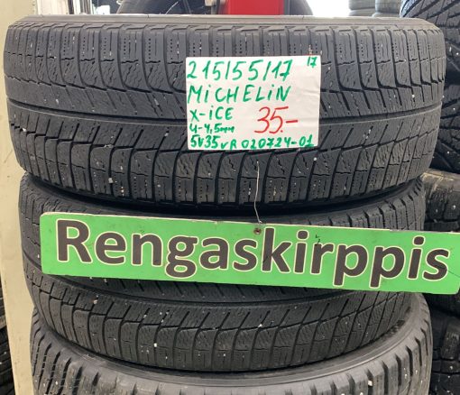 215/55R17 Michelin X-Ice kitka 4-4,5mm # / 5V35