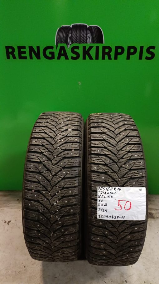 205/60R16 Triangle IceLink nasta 6mm / 3V2A