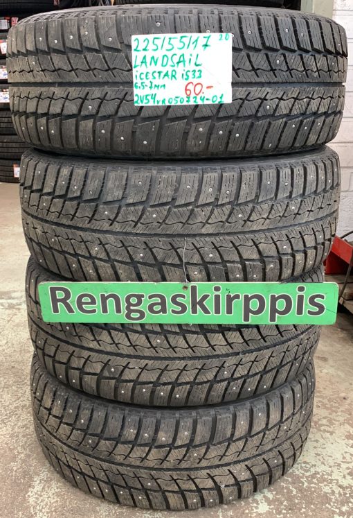 225/55R17 Landsail IceStar IS33 nasta 6,5-7mm / 2V54