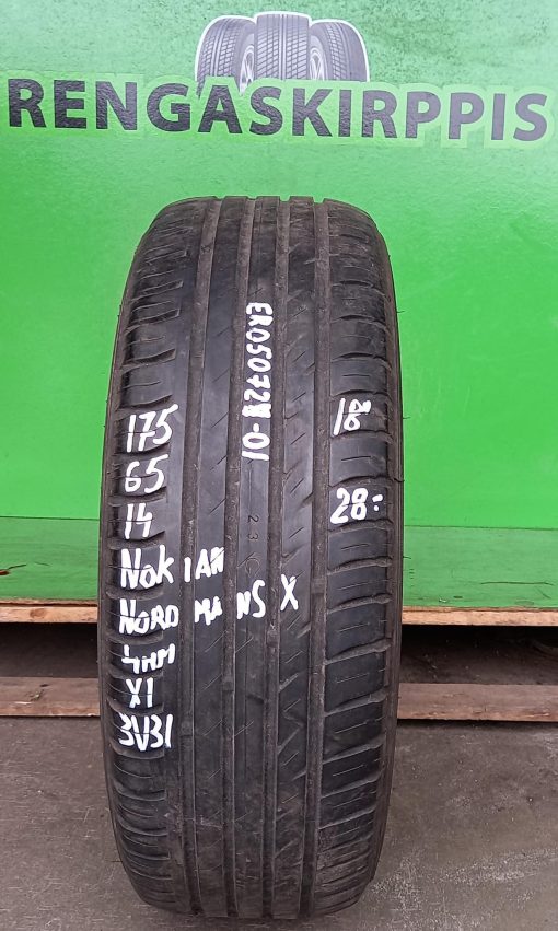 175/65R14 Nokian Nordman SX kesä 4mm / 3V31