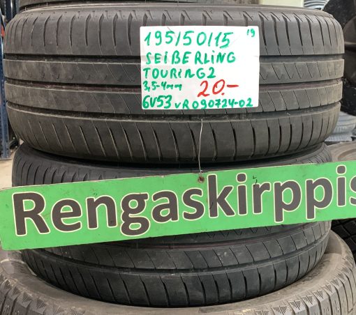 195/50R15 Seiberling Touring 2 kesä 3,5-4mm / 6V53