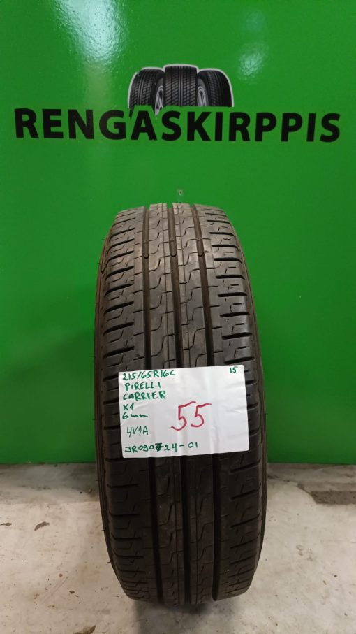 215/65R16C Pirelli Carrier kesä 6mm / 4P7-1