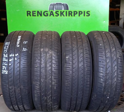 195/65R15 Yokohama BluEarth kesä 5-6mm / 2P32