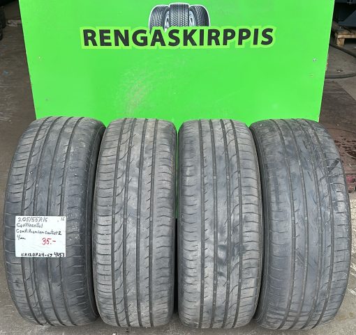 205/55R16 Continental ContiPremiumContact 2 kesä 4mm / 4V53