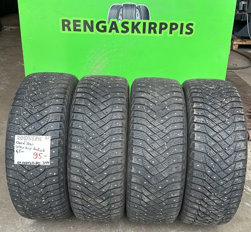 205/55R16 GoodYear UltraGrip Arctic 2 nasta 8,5mm / 3P34