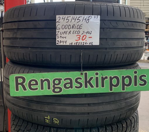 245/45R18 Goodride Zuper Eco Z107 kesä 3-4mm / 2P44