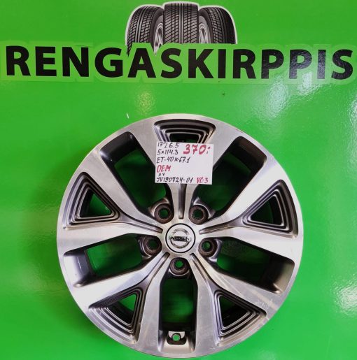 17" 5x114,3 ET40 K67,1 17"x6,5 Oem / VC3