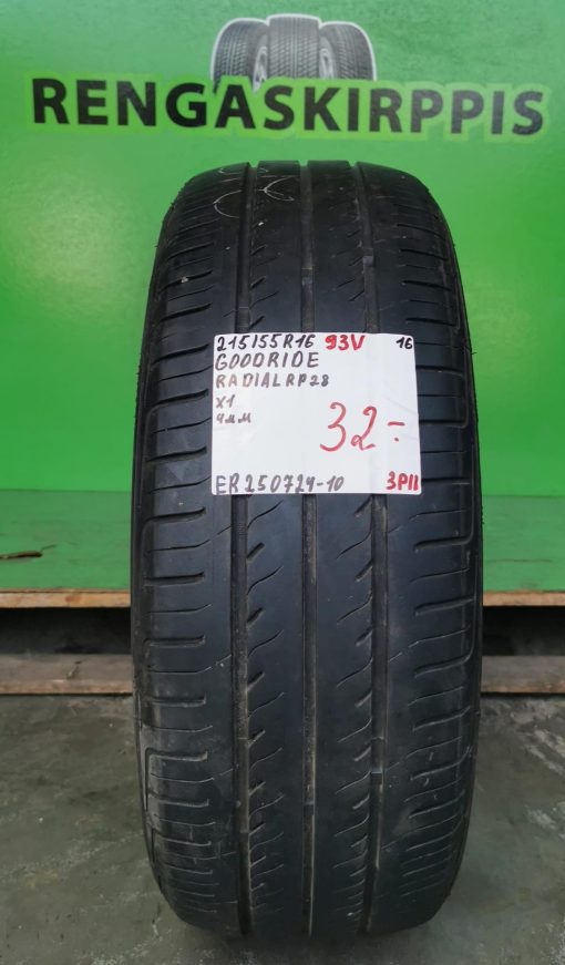 215/55R16 Goodride Radial RP28 93V kesä 4mm / 3P11