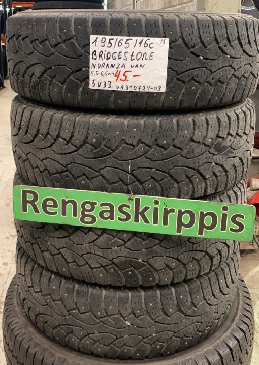 195/65R16C Bridgestone Noranza Van nasta 5,5-6,5mm / 4V40