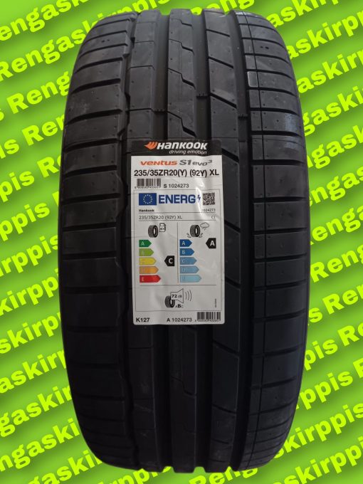 235/35R20 Hankook Ventus S1 EVO 3 92Y XL C, A 72dB/ kesä