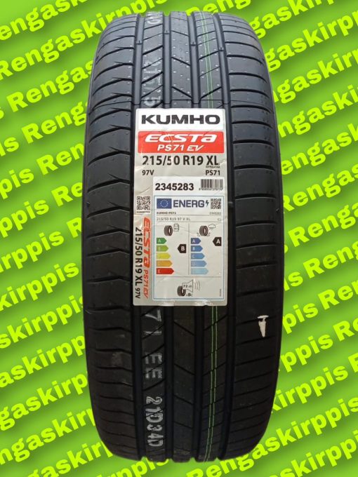 215/50R19 Kumho Ecsta PS71 97V B, A 72dB/ kesä