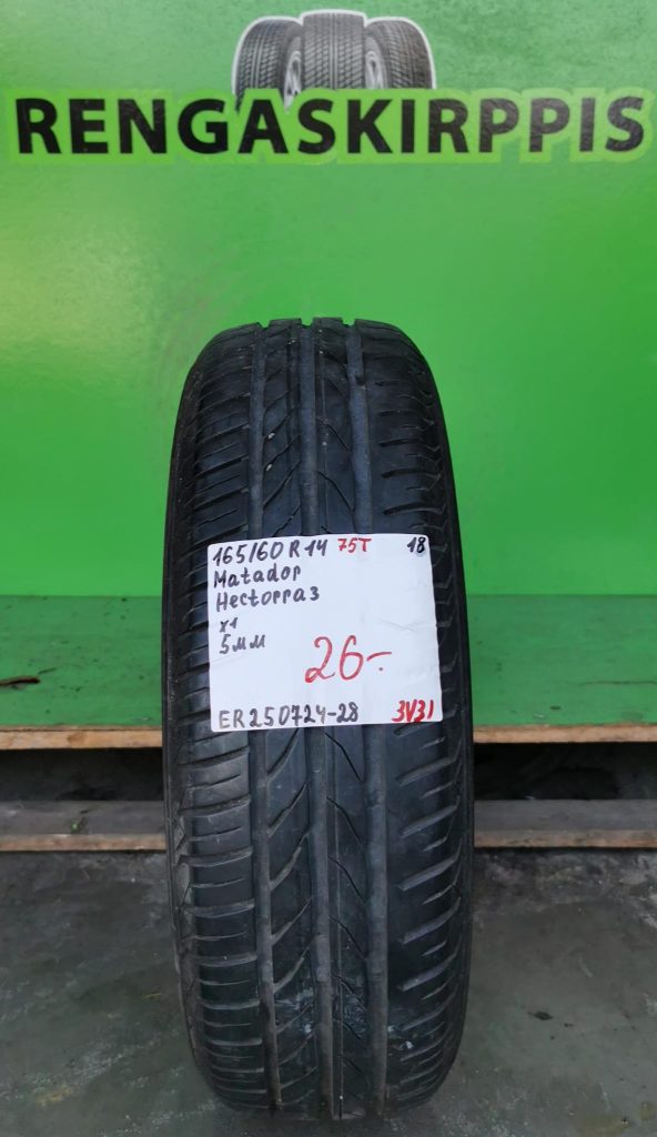 165/60R14 Matador Hectorra 3 75T kesä 5mm / 3V31