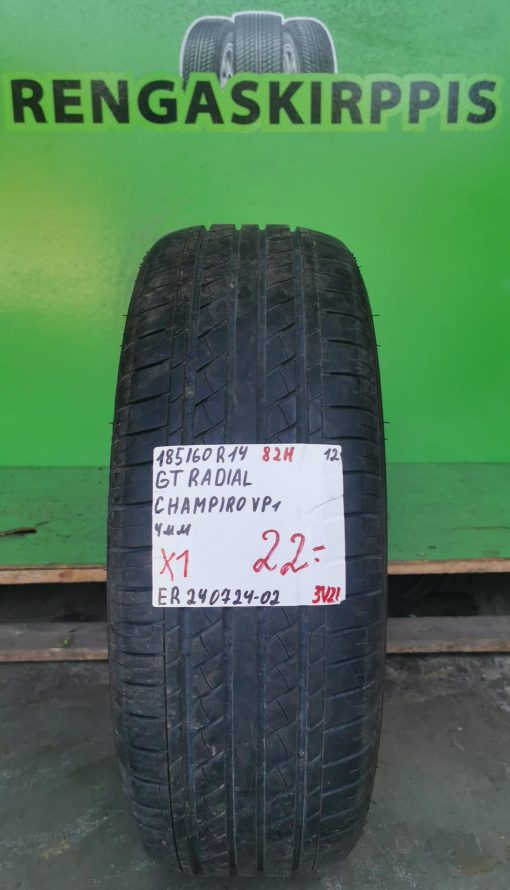 185/60R14 GTRadial Champiro VP1 82H kesä 4mm / 3V21