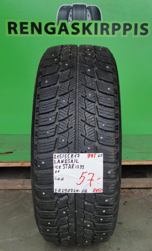 215/55R17 Landsail Ice Star IS33 94T nasta 6mm / 5V50
