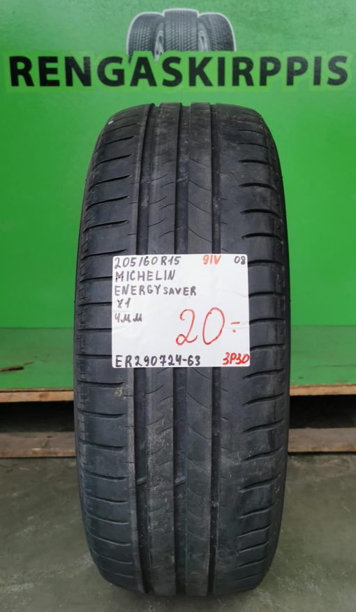 205/60R15 Michelin Energy Saver 91V kesä 4mm / 3P30