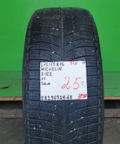 215/55R16 Michelin X-Ice 97H kitka 5mm / 3P30