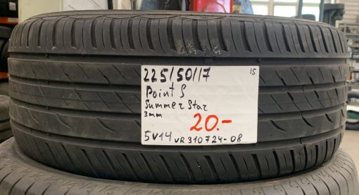 225/50R17 PointS Summerstar kesä 3mm / 5V14
