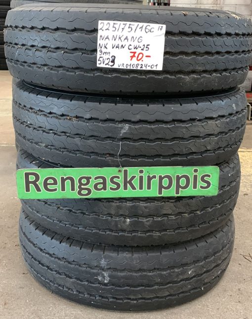 225/75R16C Nankang NK Van CW25 kesä 9mm / 5V23