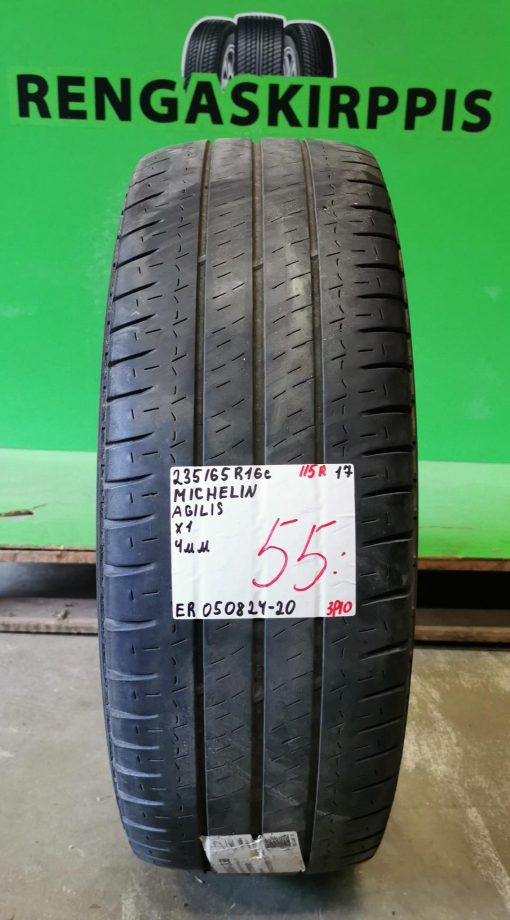 235/65R16C Michelin Agilis 115R kesä 4mm / 3P10